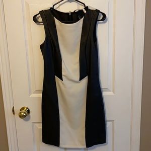 Faux Leather Dress